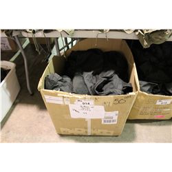 BOX OF BUTTON-UP CADET SHIRTS