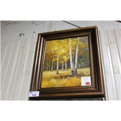 FRAMED CANVAS LANDSCAPE OIL PAINTING