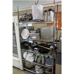 AMCO 5 TIER ADJUSTABLE RESTAURANT RACK