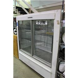 KELVINATOR GLASS 2 DOOR DIPLAY COOLER