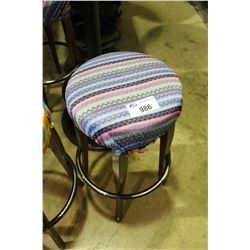 BLUE PATTERN BAR STOOL