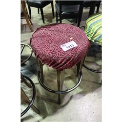 PURPLE SPOTTED BAR STOOL