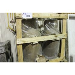 PAIR OF SMALL  DECORATIVE TERRA COTTA FLOWER POTS