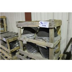 PAIR OF SMALL  DECORATIVE TERRA COTTA FLOWER POTS