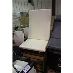 CREAM AND NATURAL EXAMINATION CHAIR