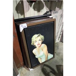 LOT OF ASSORTED FRAMED OIL ON CANVAS PAINTINGS