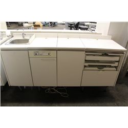 TRIANGLE STORAGE CUPBOARD W/ SINK