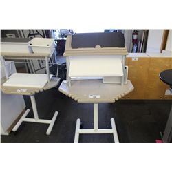 MOBILE 2 LEVEL DENTAL TOOL STATION