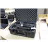 Image 1 : 2 CHANNEL, 2 MIC SHURE ELXP4 WIRELESS MICROPHONE TRANSCEIVER W/ MICS AND CASE