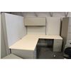 Image 2 : STEELCASE TURNSTONE MAPLE AND GREY CORNER WORKSTATION COMES W/