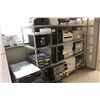 Image 1 : LARGE RACK OF MISC. COMPUTER AND NETWORK EQUIPMENT INC. PRINTERS, POWER SUPPLIES,