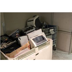 LARGE LOT OF MISC COMPUTER AND NETWORK EQUIPMENT INC. SERVERS, PRINTERS AND MORE