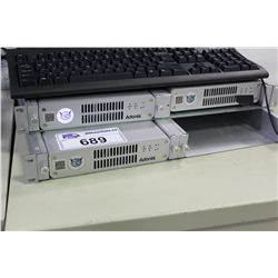 LOT OF 3 BLUECAT ADONIS XMB 2 VIRTUAL SERVERS IN RACKS