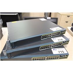 CISCO CATALYST 2960-S 24 PORT NETWORK SWITCHES