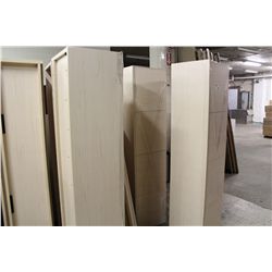 LOT OF 15 MAPLE WALL MOUNTED OVERHEAD STORAGE CABINETS