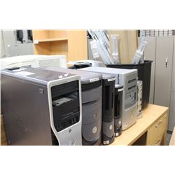 LOT OF MISC. COMPUTER GEAR INCLUDING PRINTERS, COMPUTERS, RACK SUPPLIES AND MORE