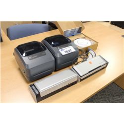 LOT OF 2 LABEL MAKERS AND 2 SCANNERS