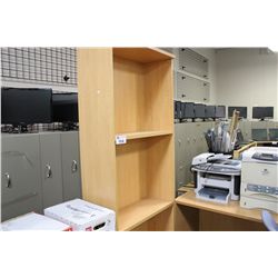 LIGHT MAPLE 6.5' BOOK CASE