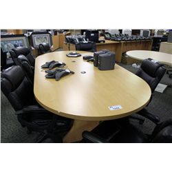 MAPLE 8' BOARDROOM TABLE