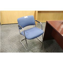 STEELCASE BLUE CLIENT CHAIR