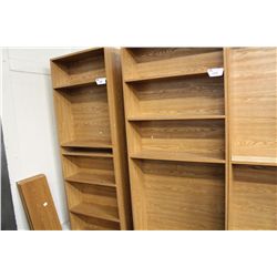 MEDIUM OAK 6.5' BOOKCASE