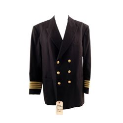 Crimson Tide Capt. Ramsey (Gene Hackman) Naval Officer's Black Dress Jacket Costume