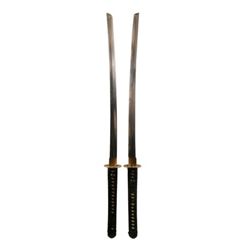 X-Men Origins Wolverine Wade Wilson (Ryan Reynolds) Pair Of Katanas Sword Props