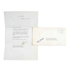 Sid Caesar Personal Letter