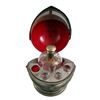 Image 2 : Addams Family Values Knight's Helmet Music Box Decanter & Shot Glass Cabinet Prop