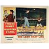 Image 1 : Long Gray Line Maureen O'Hara Signed Lobby Card