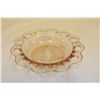 Image 1 : Small Pink Depression Glass "Old Colony With  Pink Lace Pattern" Bowl