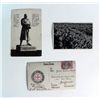 Image 1 : NAZI RALLY PIC + HINDENBURG PIC + WWI GERMAN POSTCARD