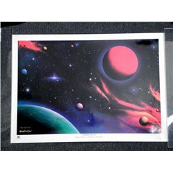 Michael David Ward Signed Prometheus Star Trek Print