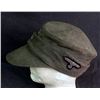Image 5 : RARE SS M-43 FIELD CAP-ALL INSIGNIA & LATE WAR 1 BUTTON