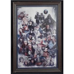 Carol Kabrin Michael Westmore Signed Trek Print-Tribute