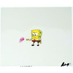 Spongebob Cel Empty Threat Original Art Cel