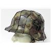 Image 1 : WWII Nazi Luftwaffe Helmet - Orig Camo Shell w/ Wire