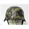 Image 2 : WWII Nazi Luftwaffe Helmet - Orig Camo Shell w/ Wire
