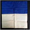 Image 1 : WWII WATERFORD IRISH COUNTY FLAG-BLUE WHITE LINEN