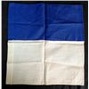 Image 2 : WWII WATERFORD IRISH COUNTY FLAG-BLUE WHITE LINEN