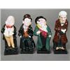 Image 1 : Four Royal Doulton Dickensian characters, Artful Dodger, Scrooge, Micawber and Tony Weller, talle...