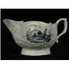 Image 1 : A Liverpool blue and white sauce boat, late 18th century (some cracking), 8cm high Est. 150/200...