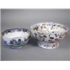 Image 1 : A 19th century Davenport stone china Imari pattern footed bowl and a Mason's octagonal Chinese la...