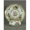 Image 1 : A Meissen pot and stand with outside painted decoration, 19cm diameter Est. 100/150...