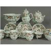 Image 1 : A Chinese porcelain part tea set, comprising two pairs of scalloped tea bowls and saucers, three...