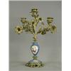 Image 1 : A 19th century Paris porcelain and gilt bronze candelabrum, 41cm Est. 100/150...