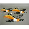 Image 1 : Three Guinness pottery Toucan wall ornaments, largest 25cm Est. 150/200...