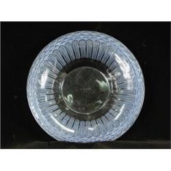 A Lalique blue tinted 'Jaffa' bowl, 32cm diameter Est. 400/600...