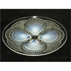 A Lalique 'Coquille' oyster dish, 23.5cm wide Est. 100/200...