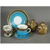 Image 1 : A Mintons trio, a miniature Royal Worcester jardiniFre and a pair of Coalport vases and covers, (...